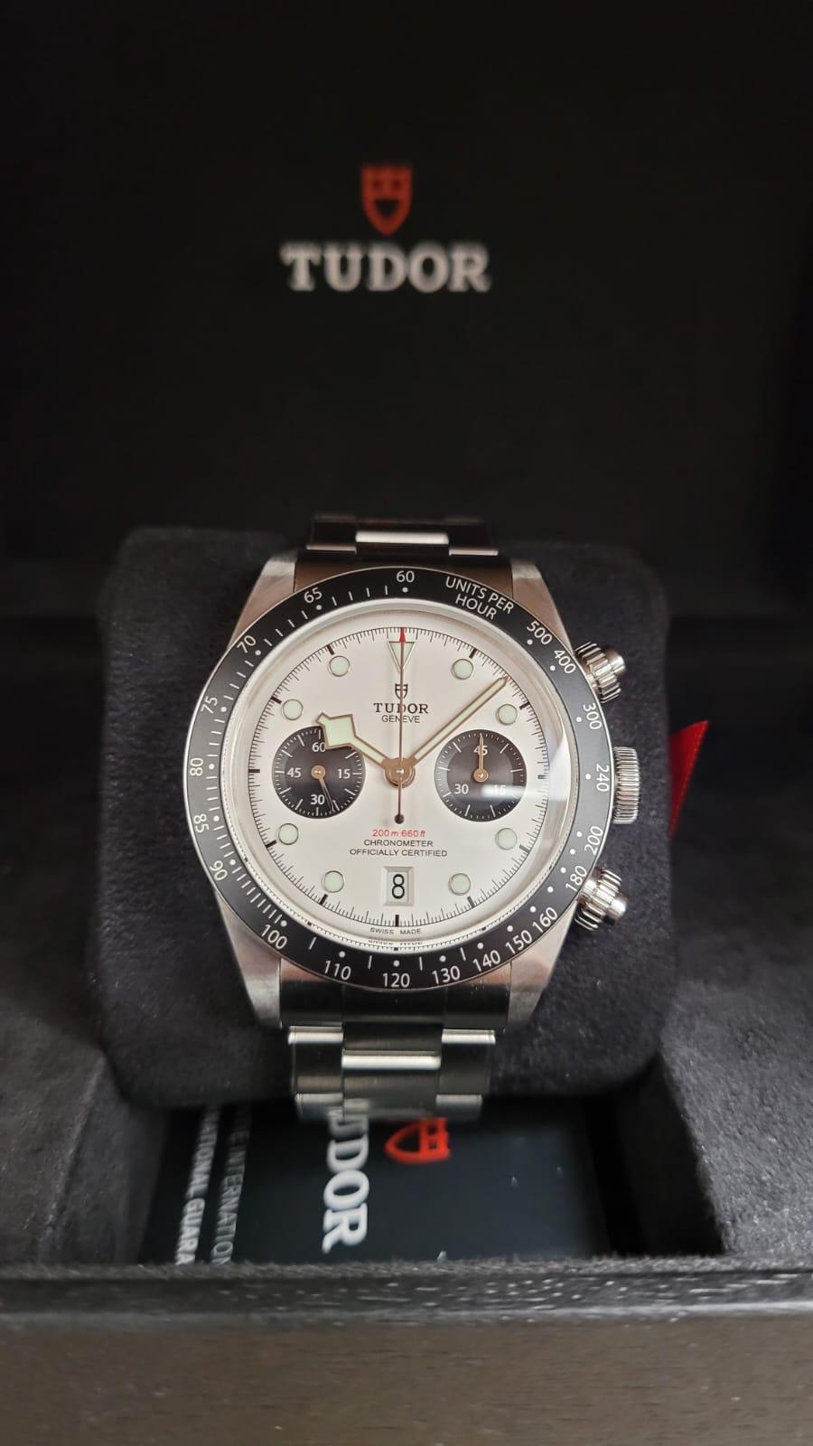 Black Bay Chrono White