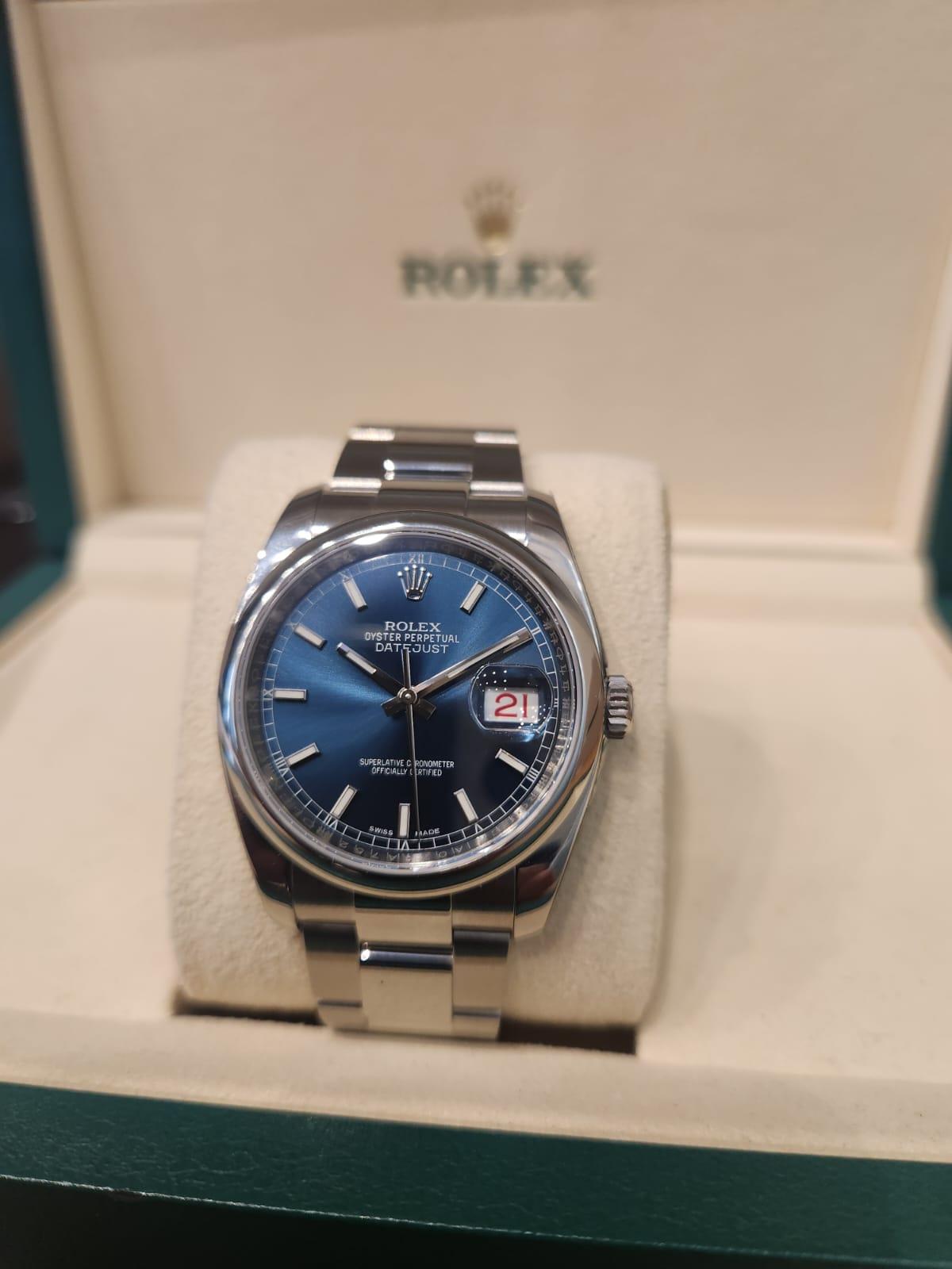 Rolex Datejust 36mm M116200 Blue