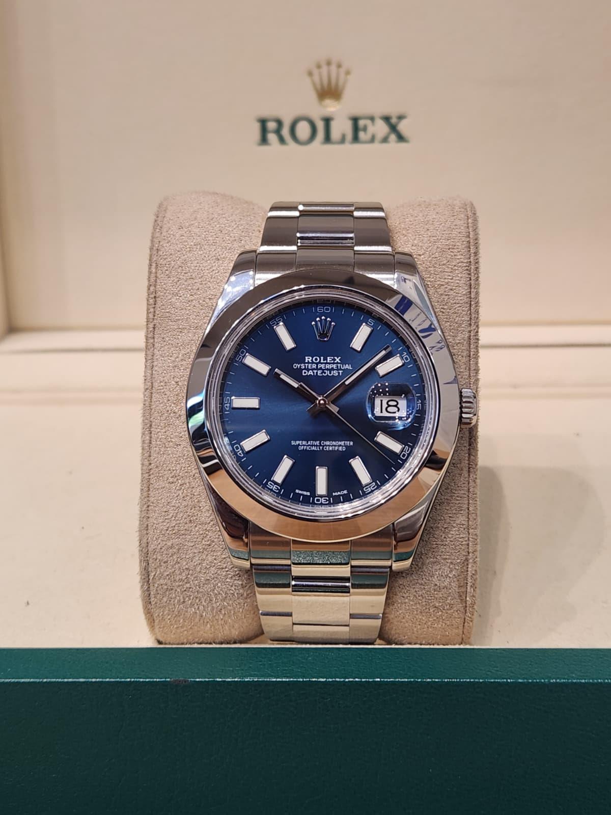 Rolex Datejust 41mm Oyster Blue M116300