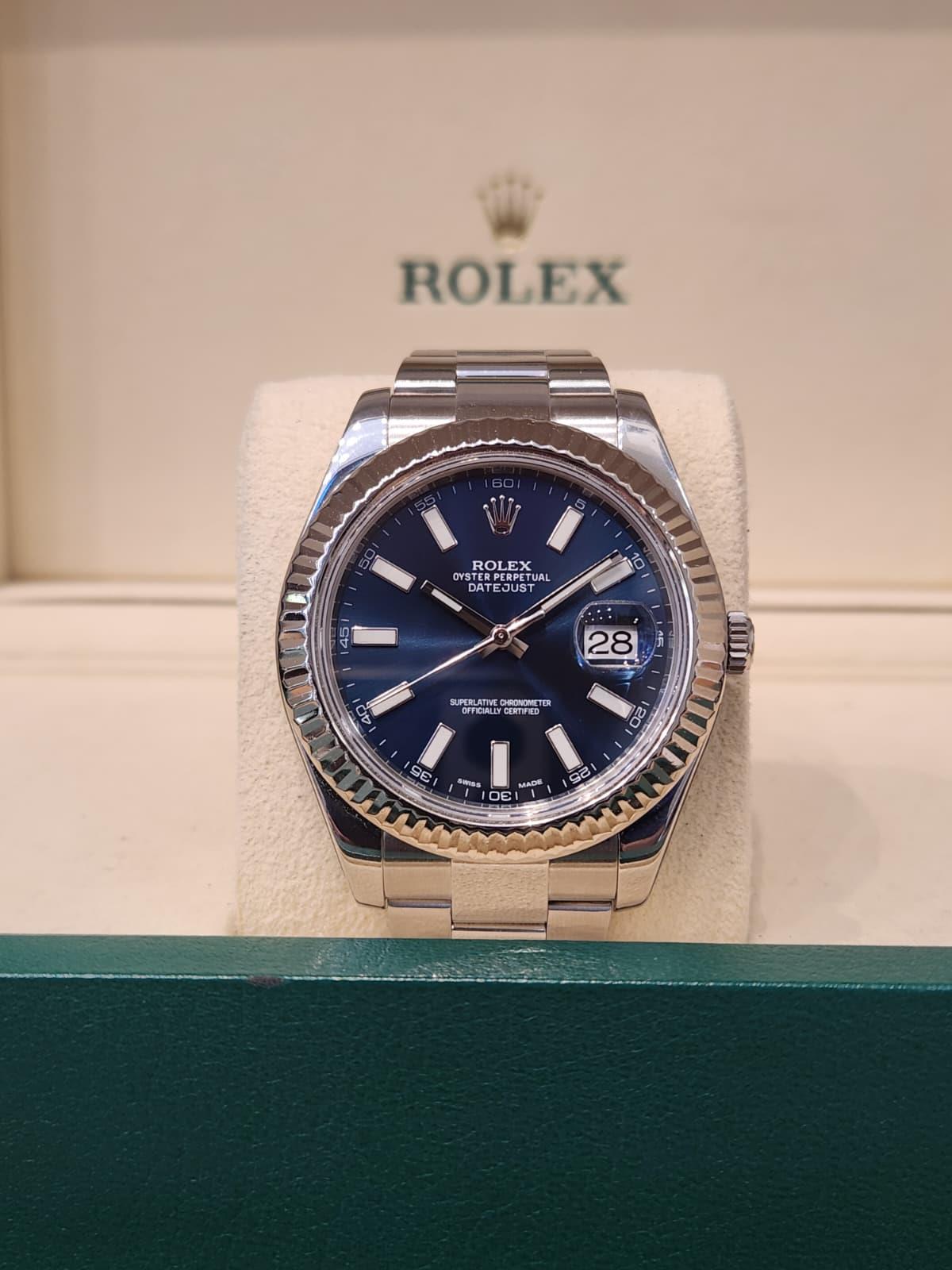 Rolex Datejust 41mm M116334 Blue Oyster